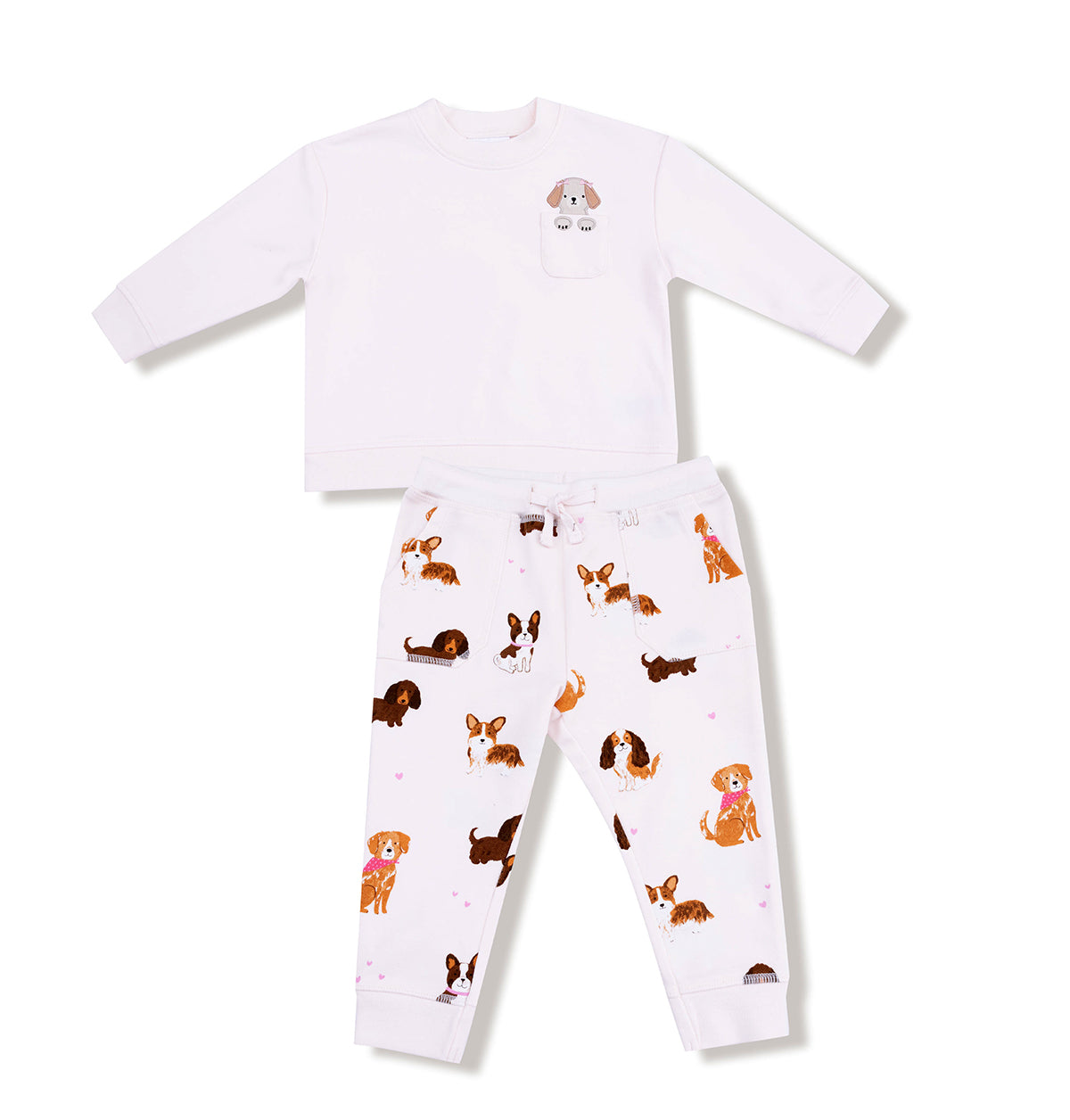 Best Friend Dogs Sweatshirt and Jogger Pant Set by Angel Dear