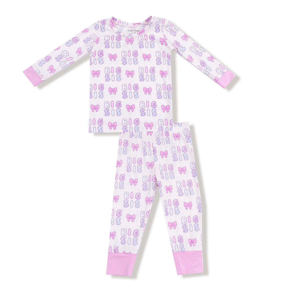 Big Sister Long-Sleeve Loungewear Set by Angel Dear