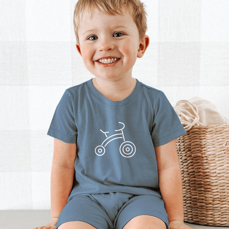 Bike T-Shirt & Shorts Set by Gunamuna