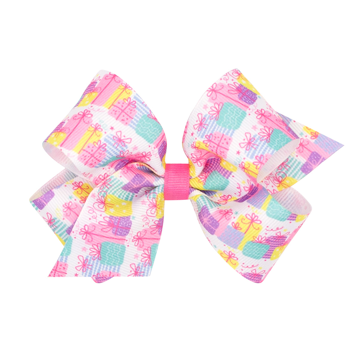 Birthday Packages Print Grosgrain Bow by Wee Ones (2 Sizes)