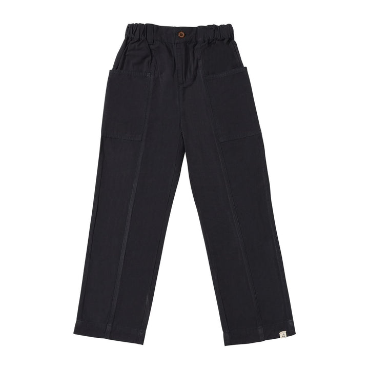 Black Pocketed Ryan Pants by Me & Henry