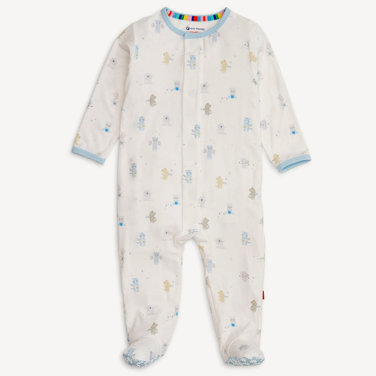 Blue Baby Beats Modal Footie by Magnetic Me