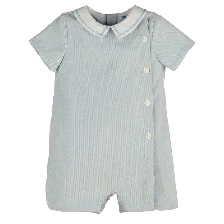 Blue Corduroy Boy Bubble by Luli & Me