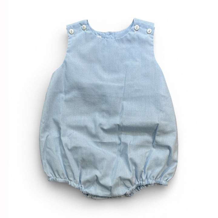 Blue Microcheck Sunbubble by Petit Ami