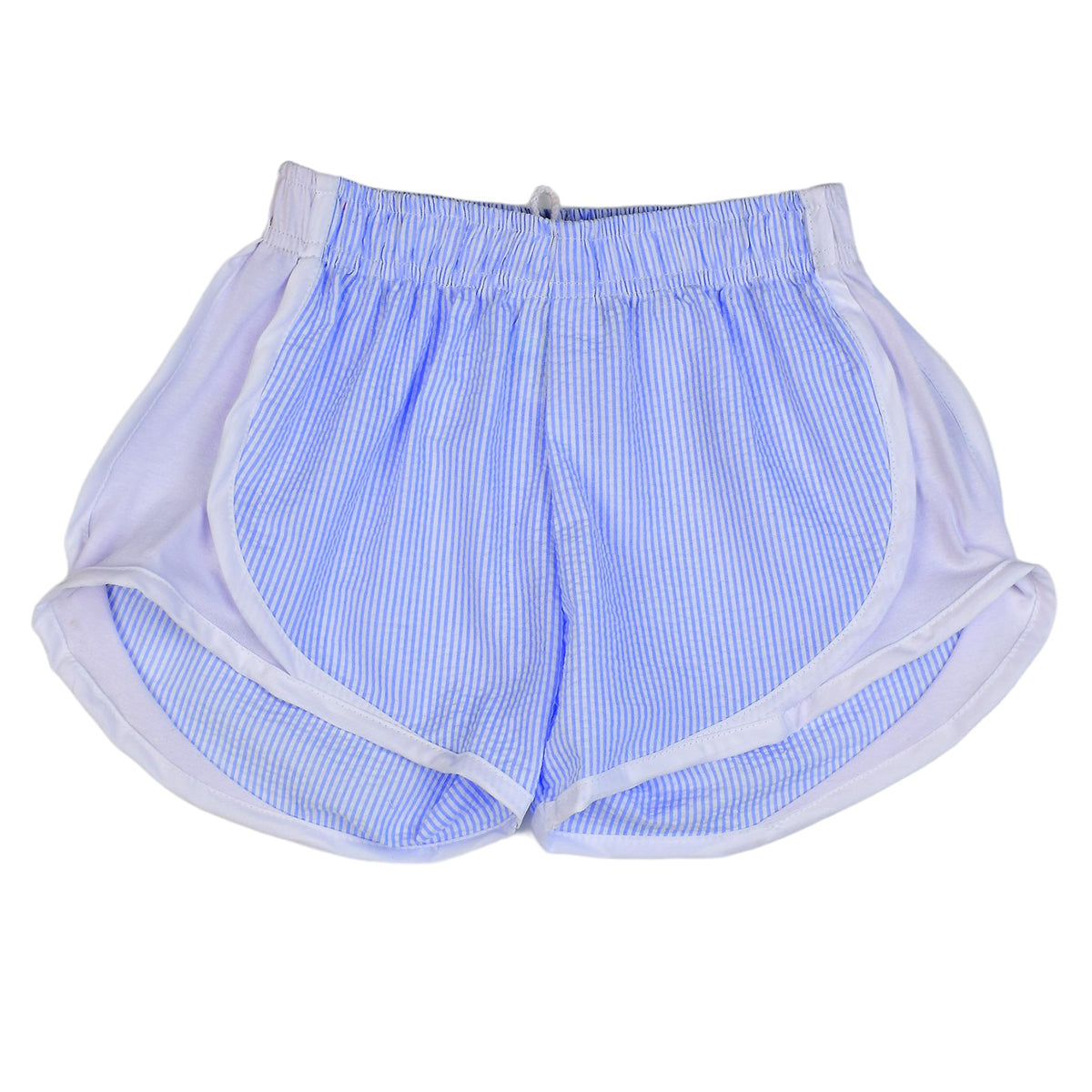 Color Works Shorts - Blue Stripe with White Sides