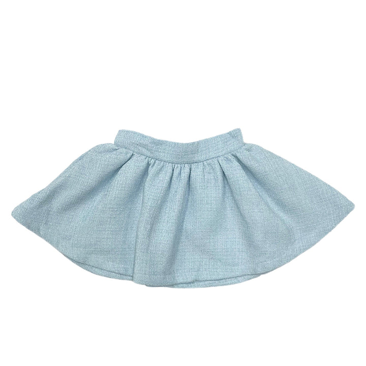 Blue Tweed Skirt by LuLu BeBe