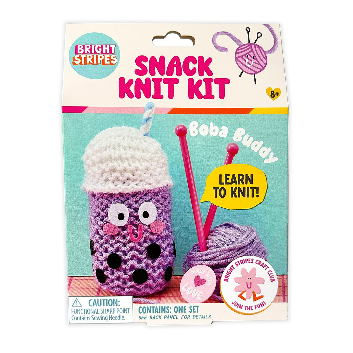 Boba Buddy Knit Kit by Bright Stripes