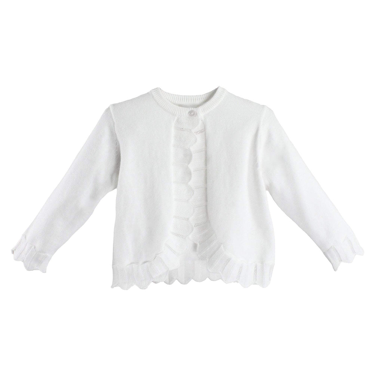 White Bolero Sweater by Petit Ami