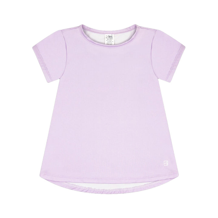 Petal Purple Bridget Basic Tee by Set Fashion