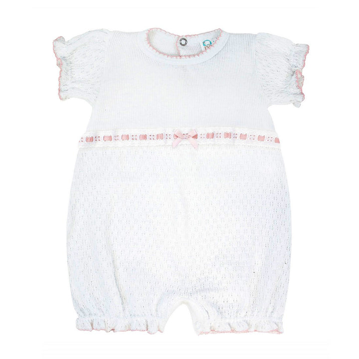 Bubble with Pink Eyelet Trim by Paty