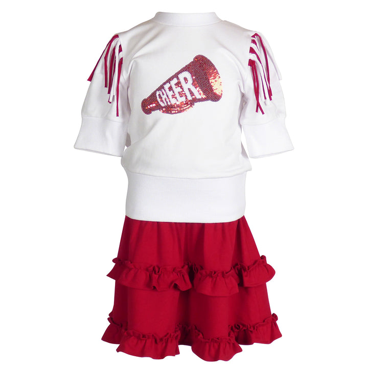 Burgundy Game Day Cheer Set by Yellow Lamb
