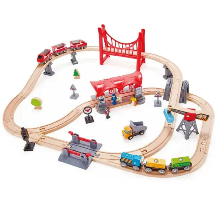 Busy City Rail Set by Hape