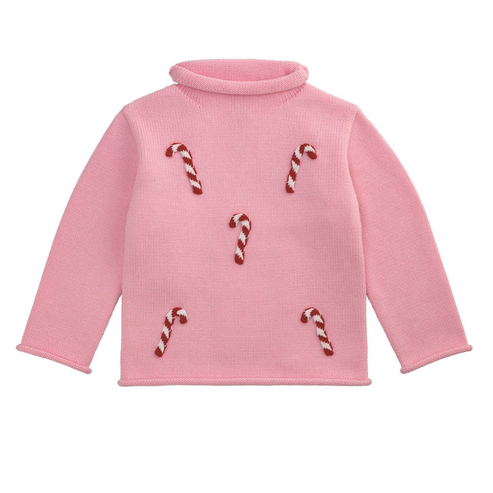Candy Cane Rollneck Sweater by Mud Pie