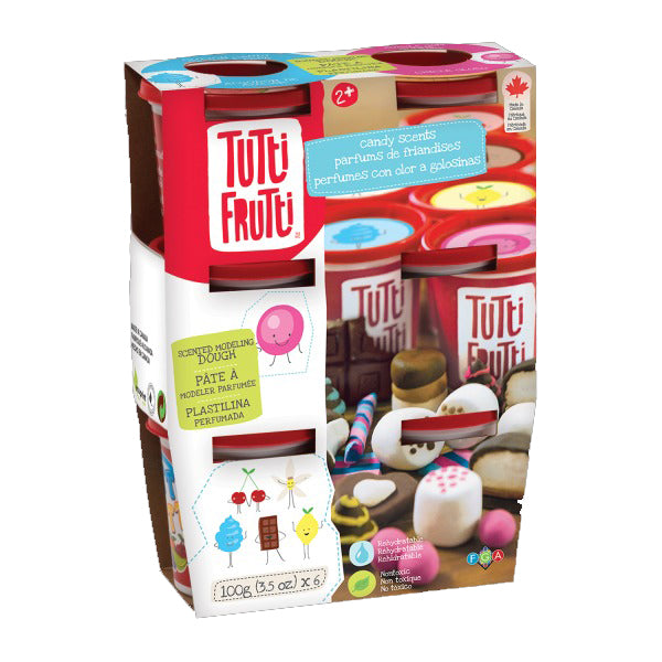 Tutti Frutti Candy Scents 6-Pack Dough Kit