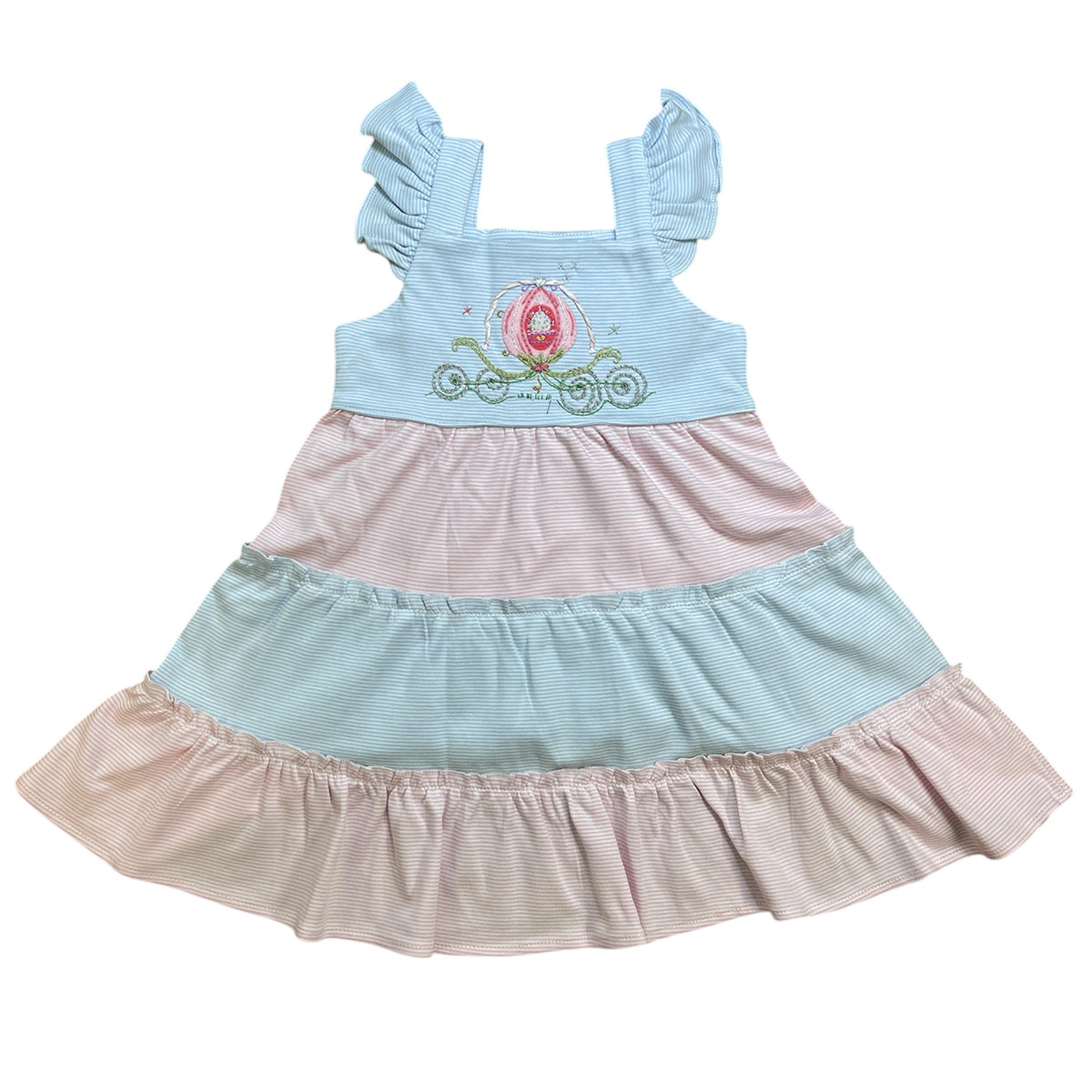 Princess Carriage Tiered Dress by Squiggles