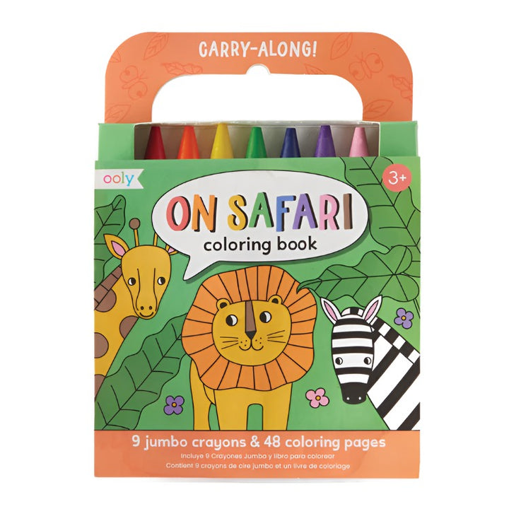 safari theme coloring book