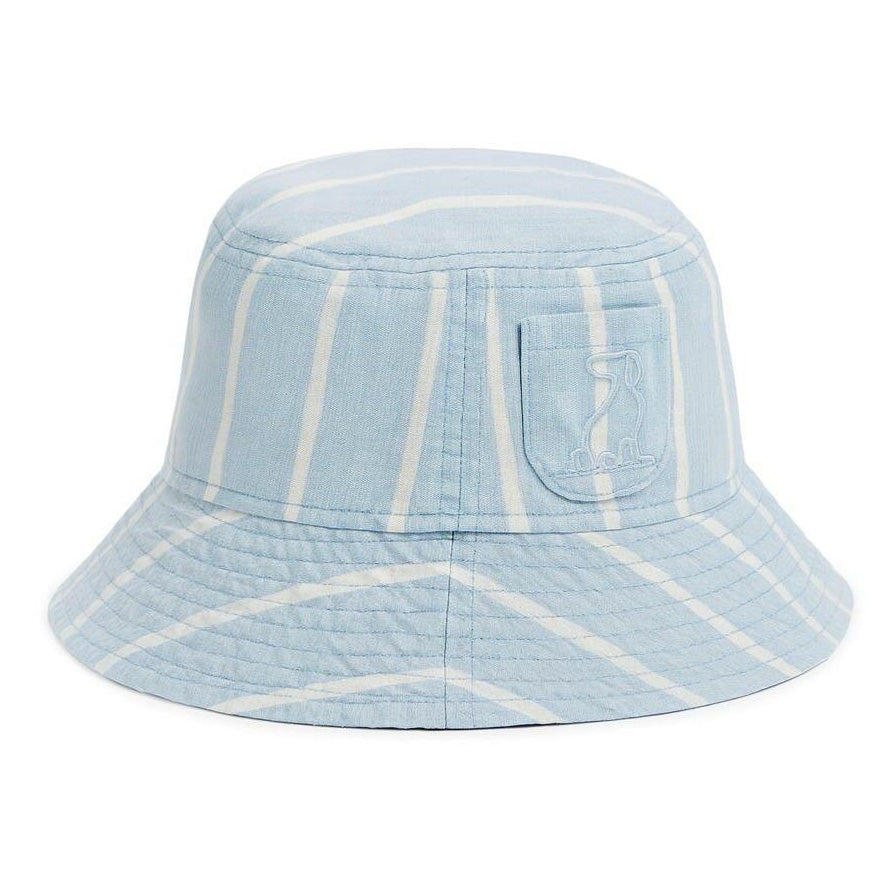 Chambray Stripe Bucket Hat by Me & Henry