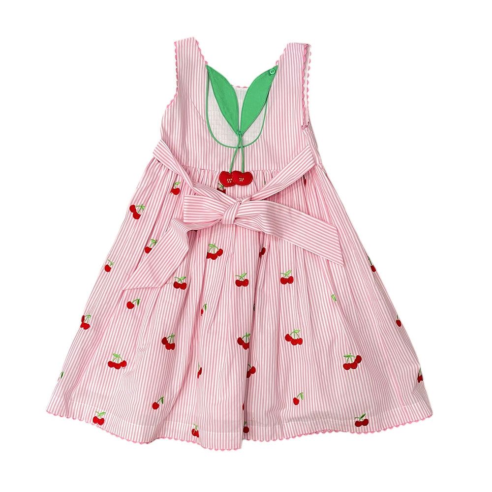 Cherry Back Dress by Cotton Kids