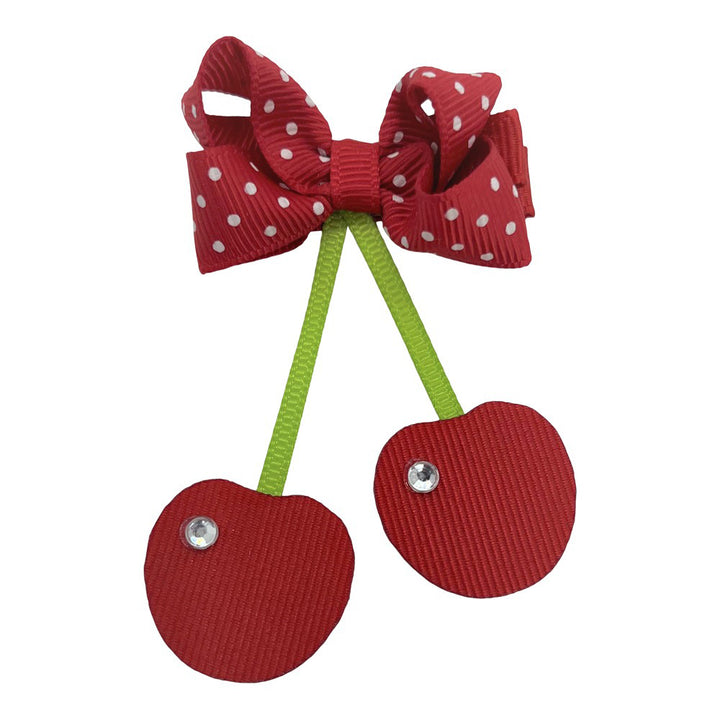 Cherries (Red) Sculpture Bow
