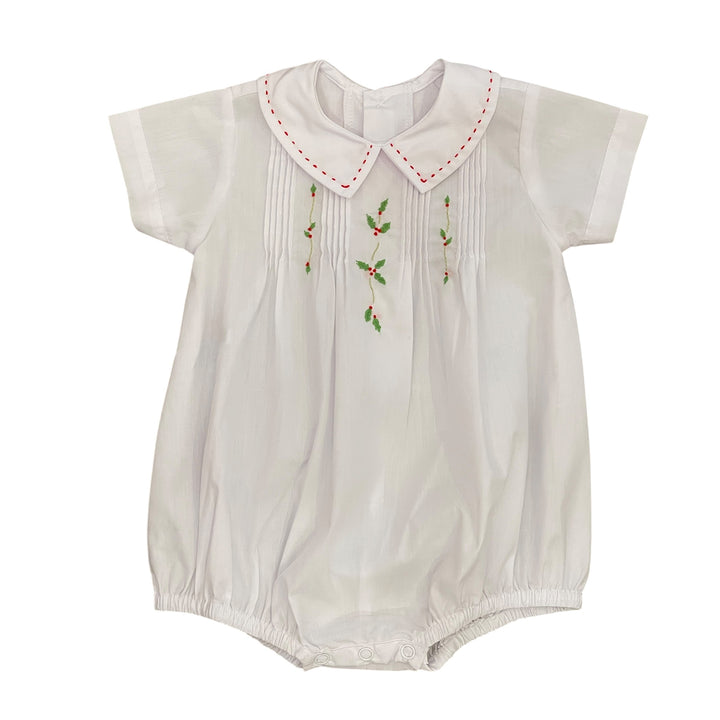 Christmas Hollies White Boy Bubble by Remember Nguyen