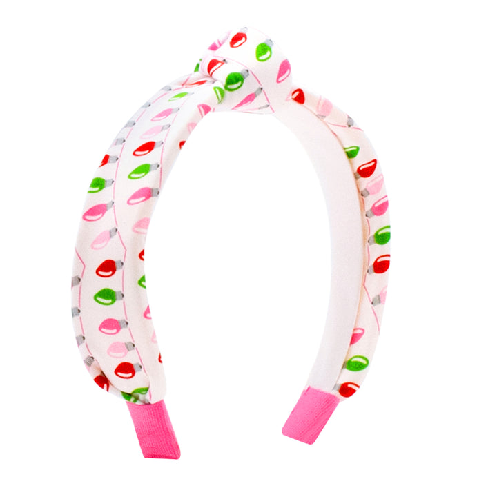 Christmas Lights Print Headband by Wee Ones