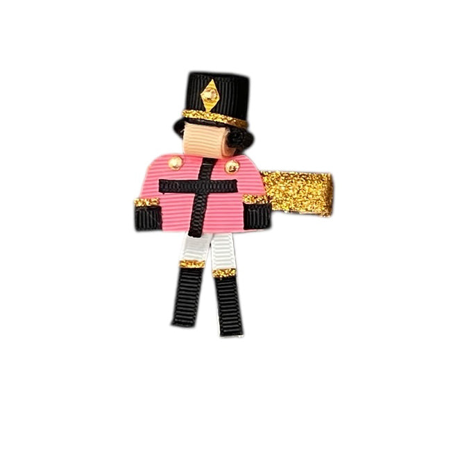 Nutcracker Christmas Hair Clip by Mud Pie