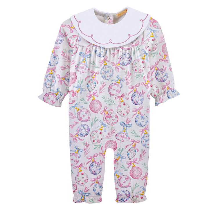 Little Christmas Charms Printed Playsuit by Baby Club Chic