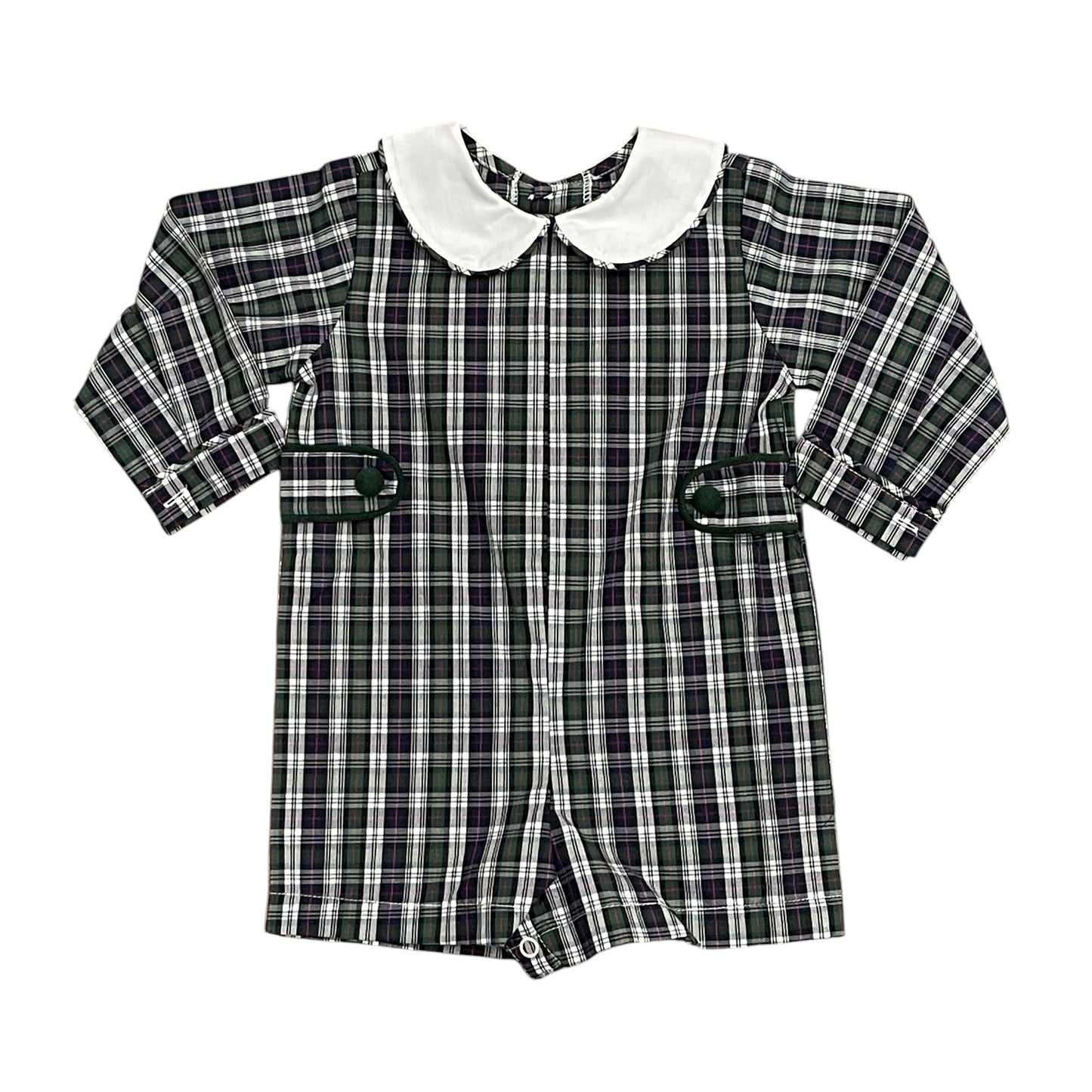 Plaid Rowen Romper by Remember Nguyen