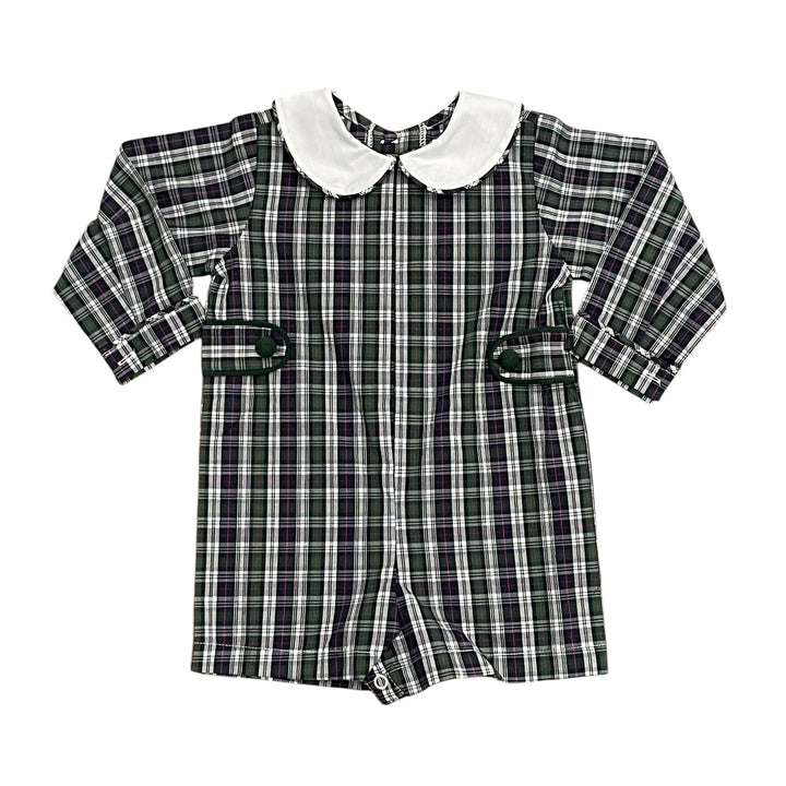 Plaid Rowen Romper by Remember Nguyen