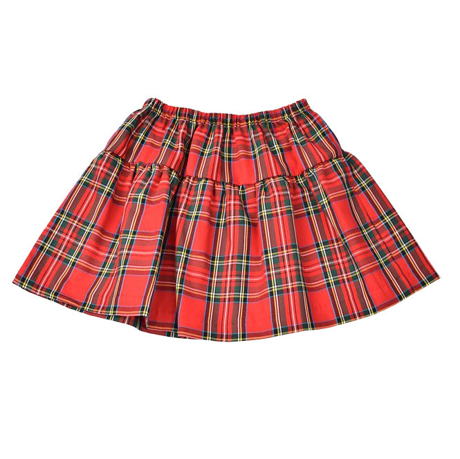 Christmas Plaid Skirt by Funtasia