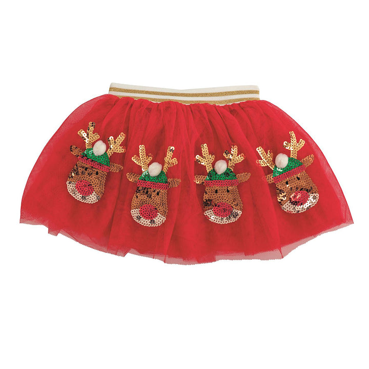 Reindeers Red Tutu by Mud Pie