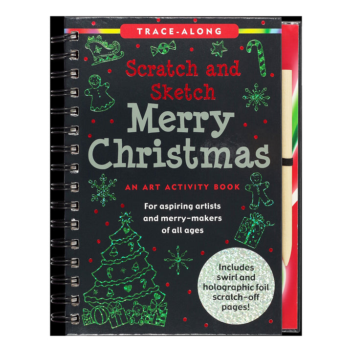 Scratch & Sketch Art Activity Book - Christmas