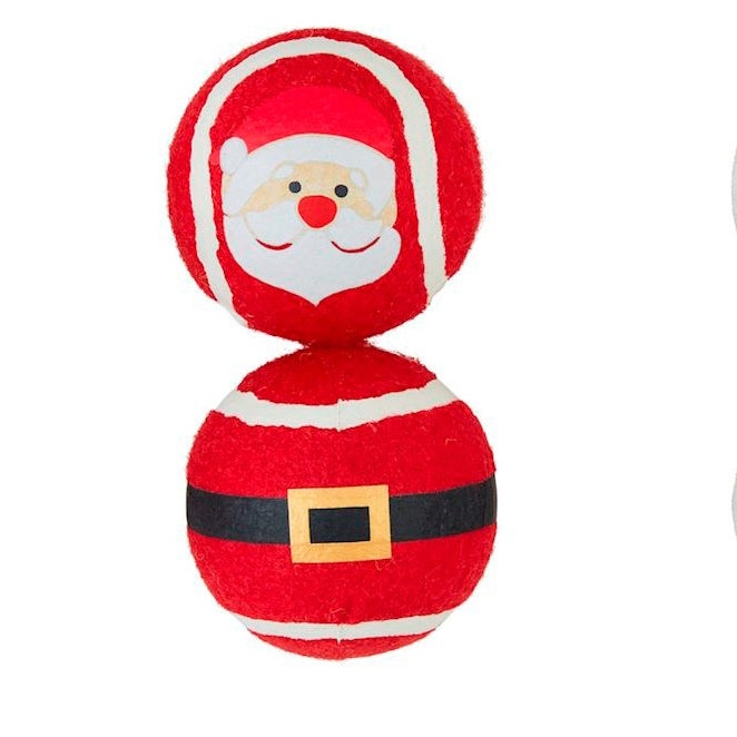 Christmas Tennis Ball Characters for Dogs by Mud PIe