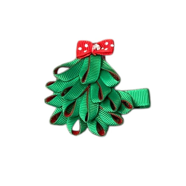 Christmas Tree Hair Clip by Mud Pie