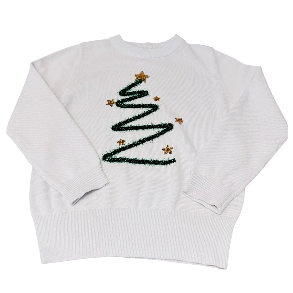 Christmas Tree Tinsel Top by LuLu BeBe