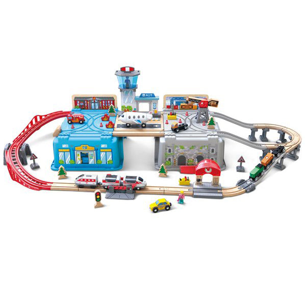 Hape Super CItyscape Transport Bucket Set - Age: 3+ Years