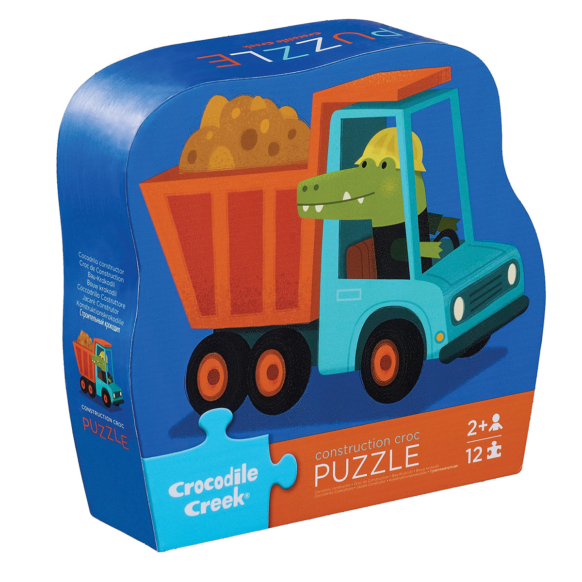 Construction Croc 12-Piece Puzzle by Crocodile Creek