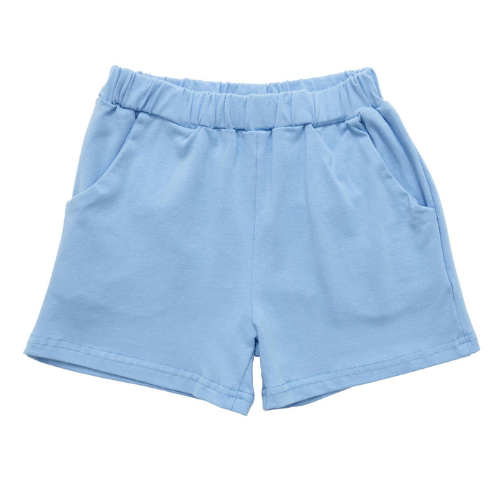 Cornflower Blue Pocket Shorts by Trotter Street Kids