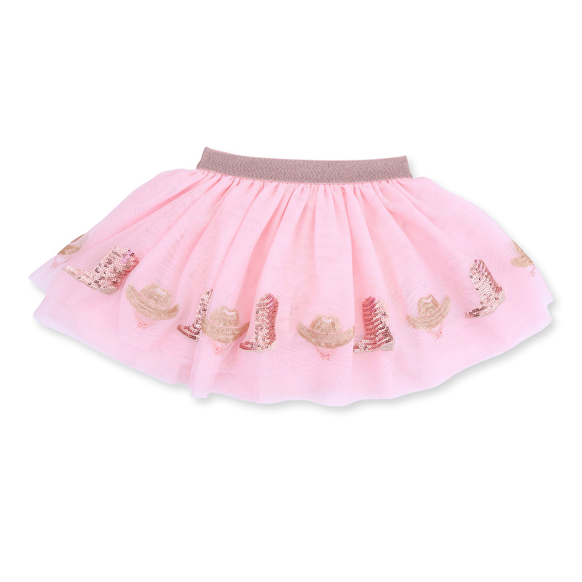 Cowgirl Cameos Tutu Skirt with Bicycle Shorts by Angel Dear