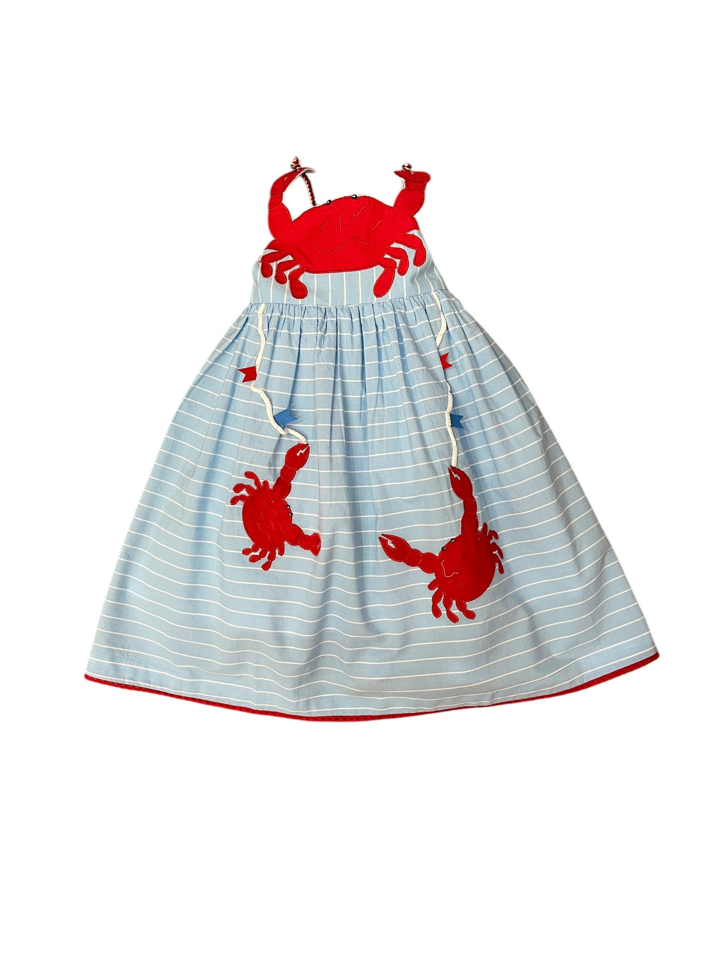 Crab Applique Dress by Cotton Kids
