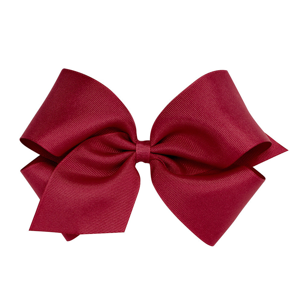KING (6.25" wide) Grosgrain Bow by Wee Ones (47 Colors)