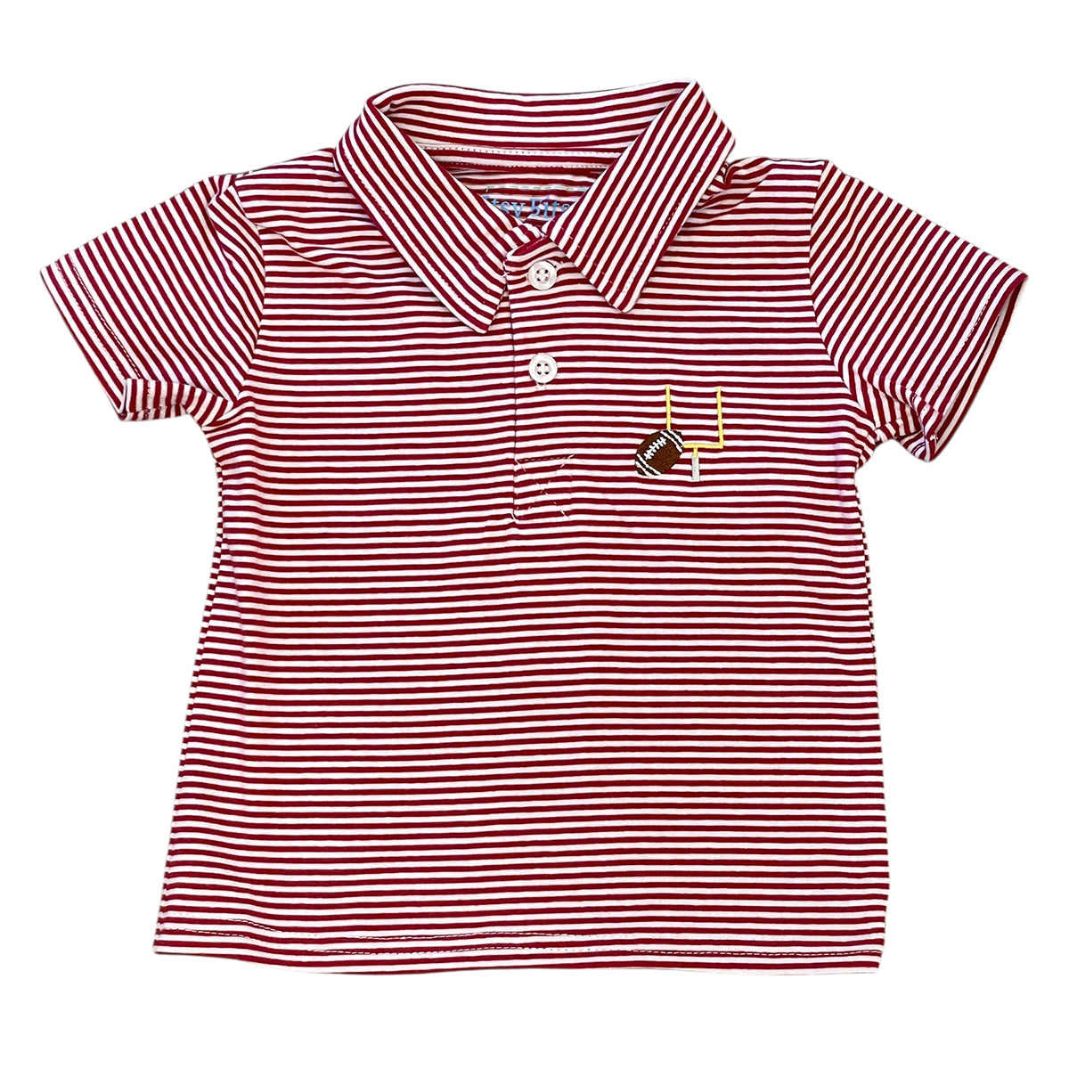 Crimson Game Day Polo by Itsy Bitsy