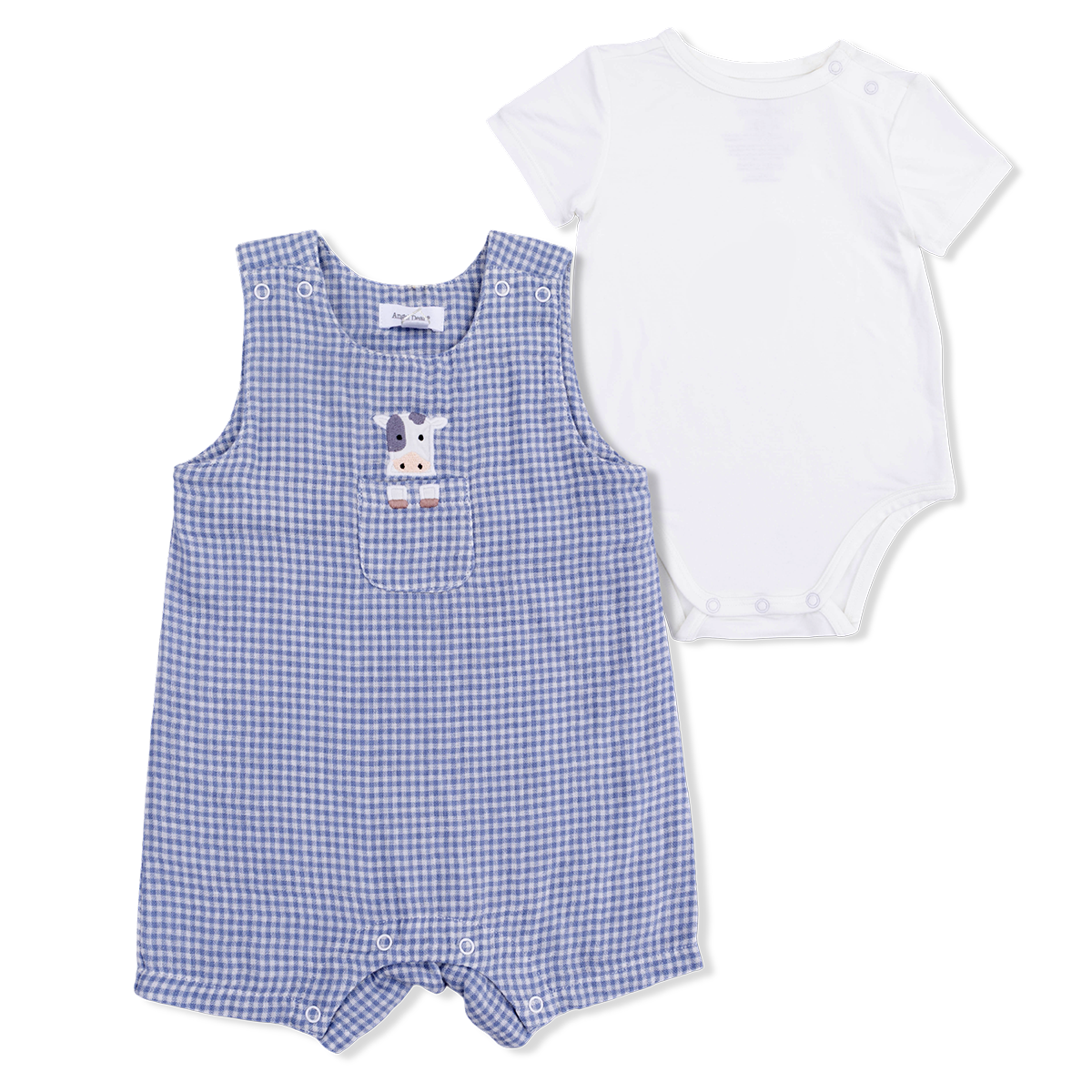 Cute Farm Animal (Cow) Jon Jon with Bodysuit by Angel Dear