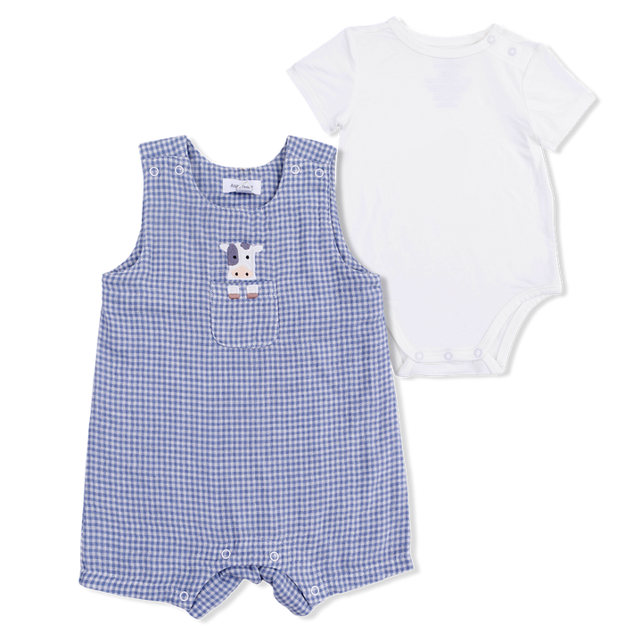 Cute Farm Animal (Cow) Jon Jon with Bodysuit by Angel Dear