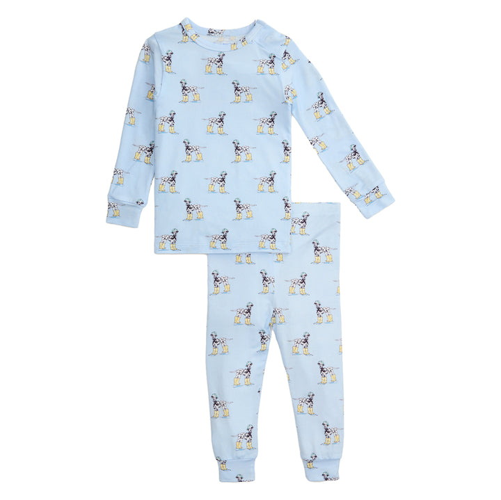 Dalmation Spots and Splashes Long-Sleeve Pajama Set by Magnetic Me