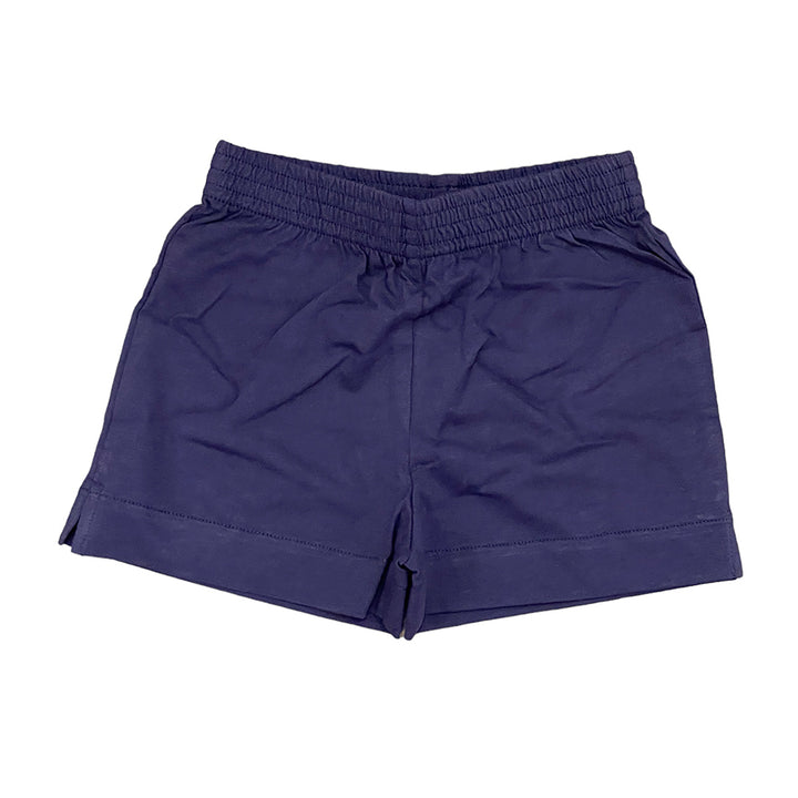 Luigi Boys Jersey Solid Shorts - Dark Royal