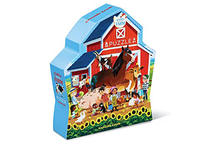 Crocodile Creek Day at the Farm 48-Piece Puzzle (Age 3+)