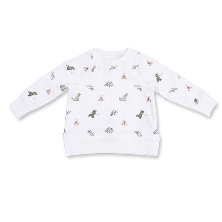 Dinosaurs French Terry Raglan Sweatshirt by Angel Dear