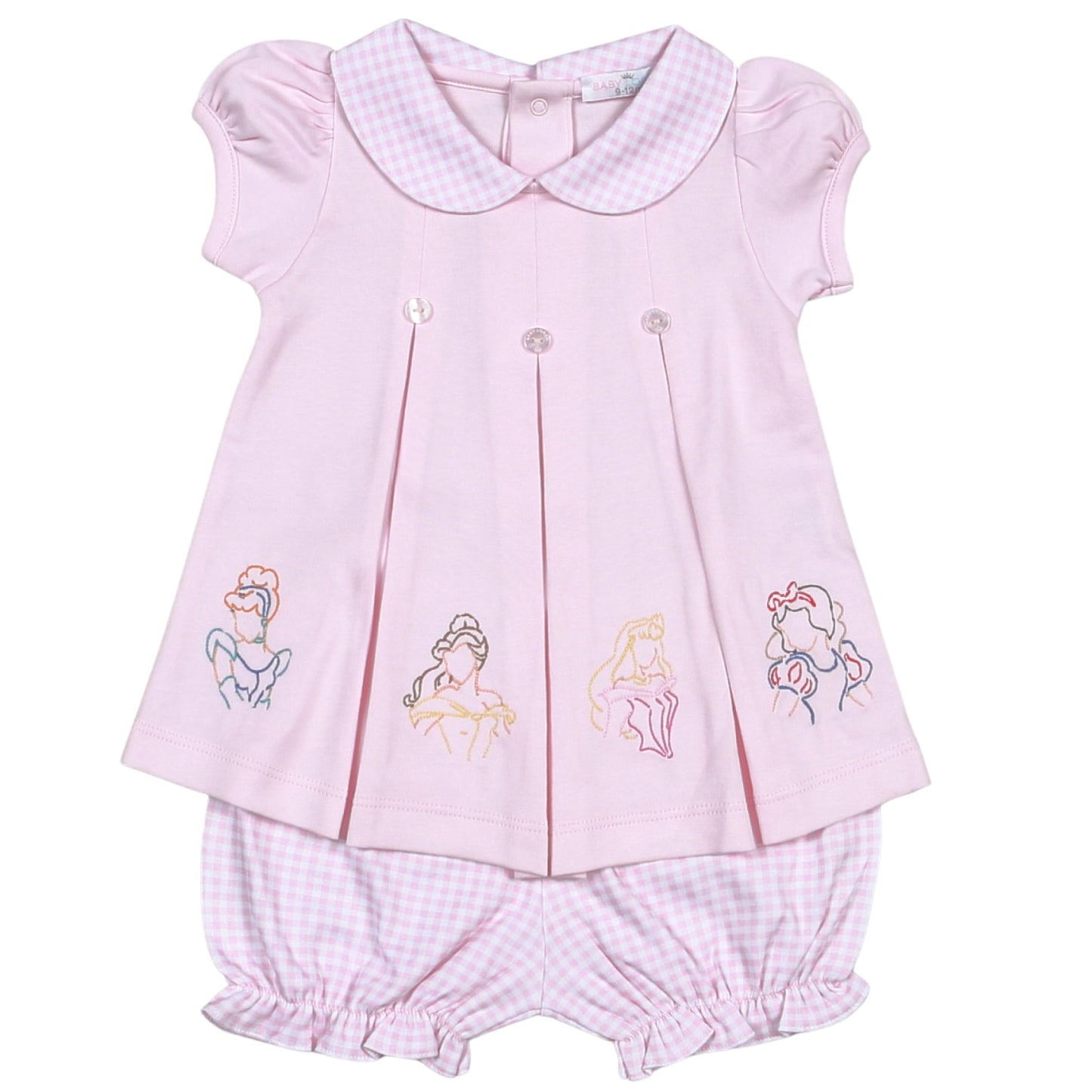 Disney Princess Applique Bloomer Set by Baby Loren