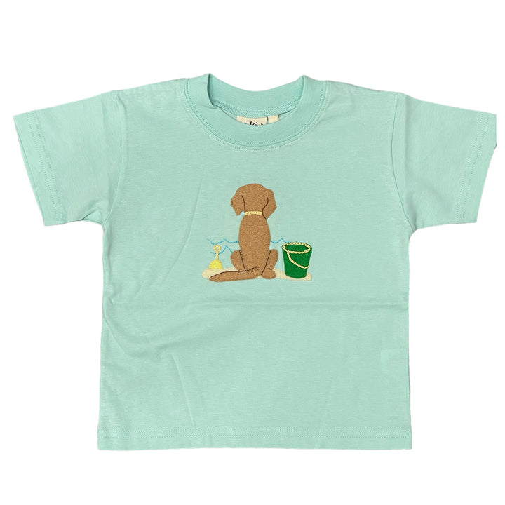 Luigi Boys Dog at Beach Shirt